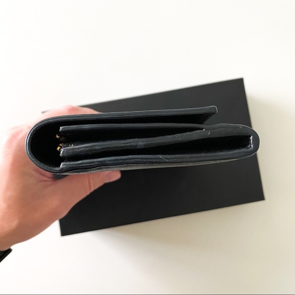 YSL long wallet black leather - Picture 8 of 10